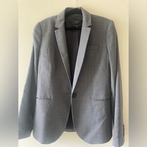 J Crew Gray Blazer Super 120s size 4